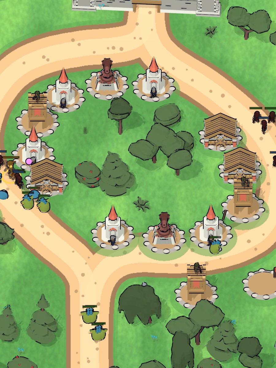 Castle Towers: Realm Defense — Classic path tower defense