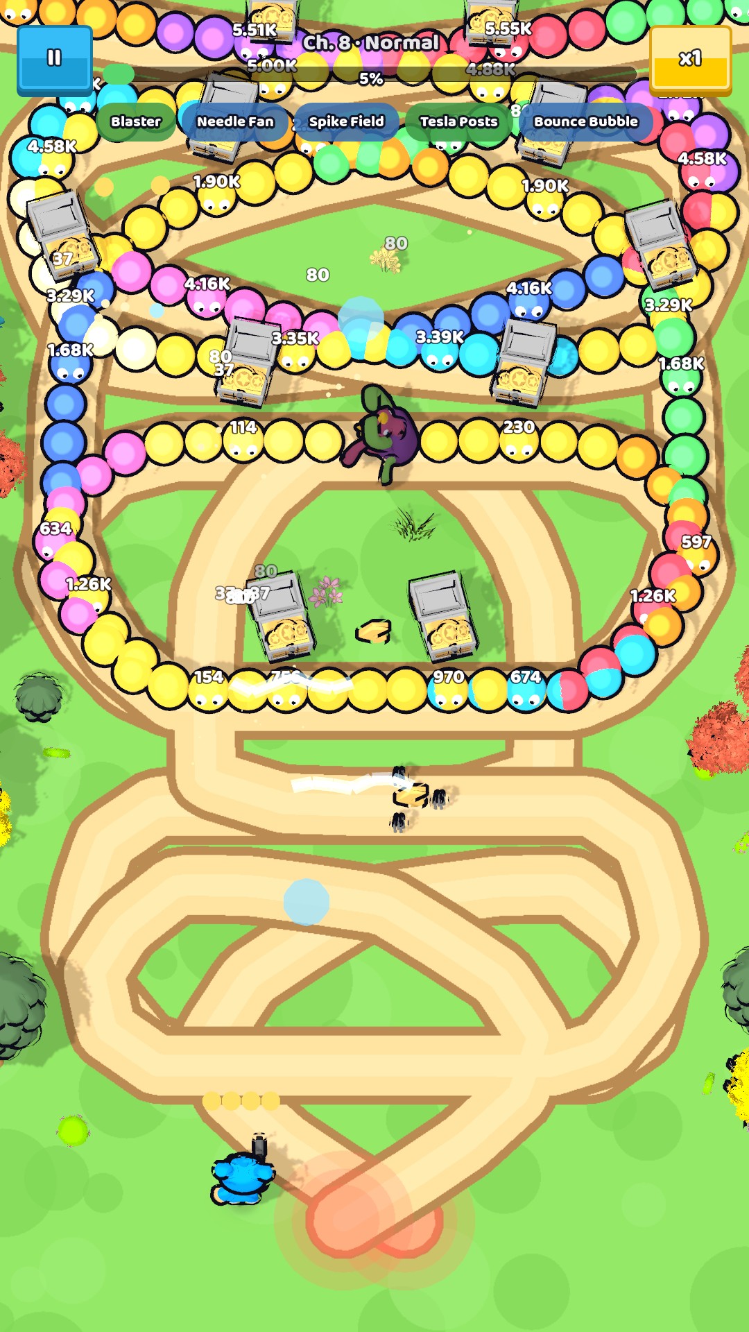 Chain Blast: Slime Defense — Screenshots 1
