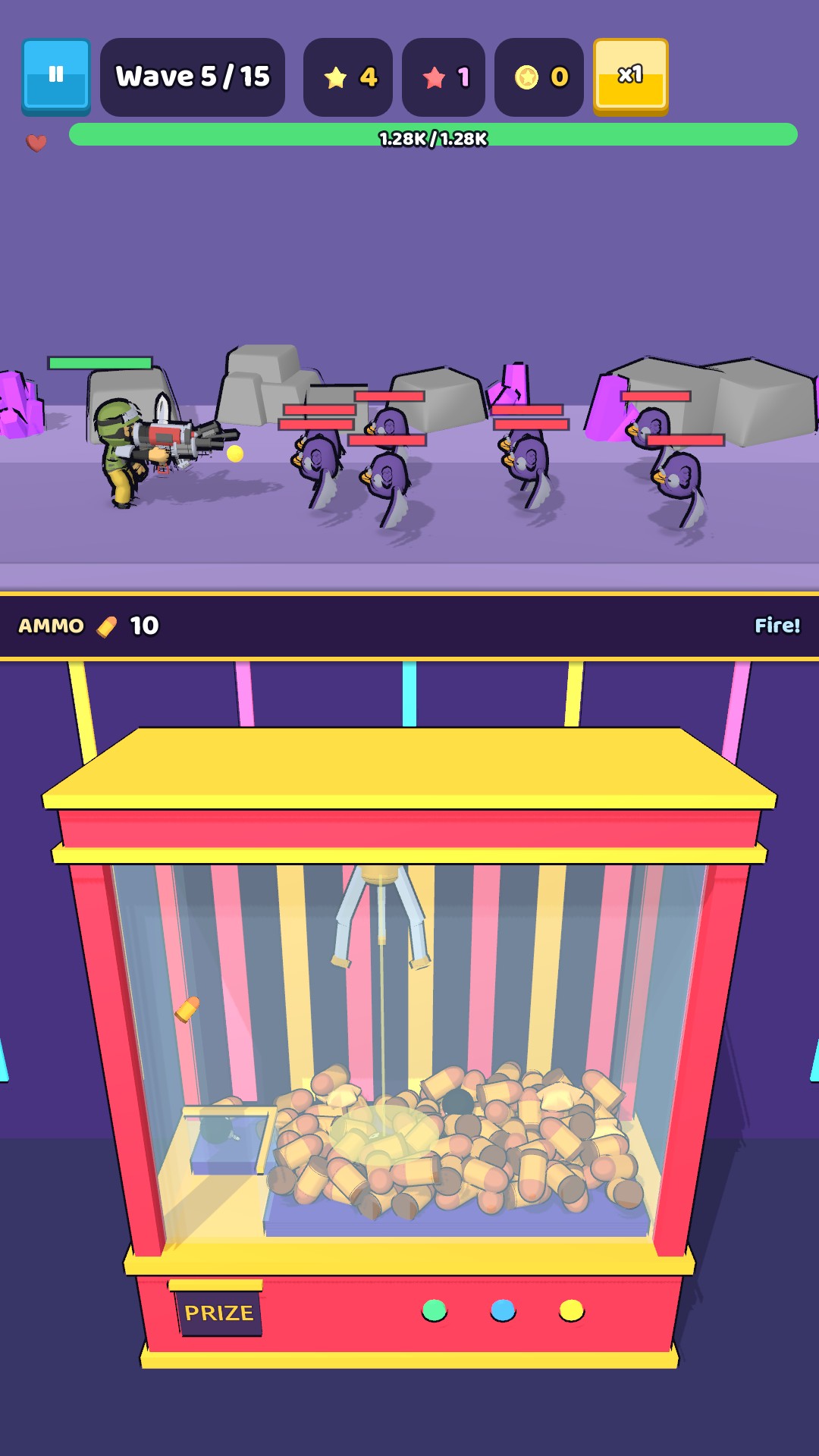 Crane Hero: Grab & Fight — Capturas de pantalla 1