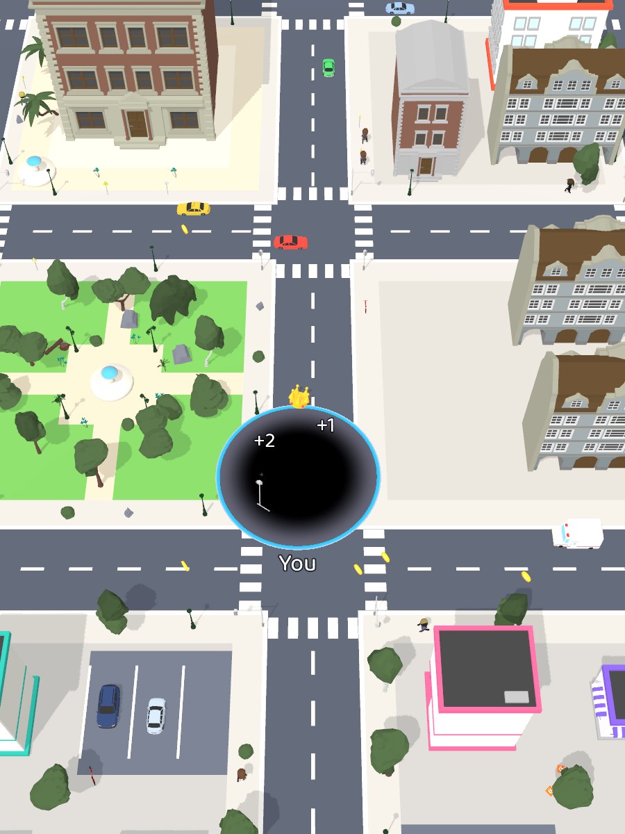 Hole City: Swallow All — Grow a hole, swallow the city