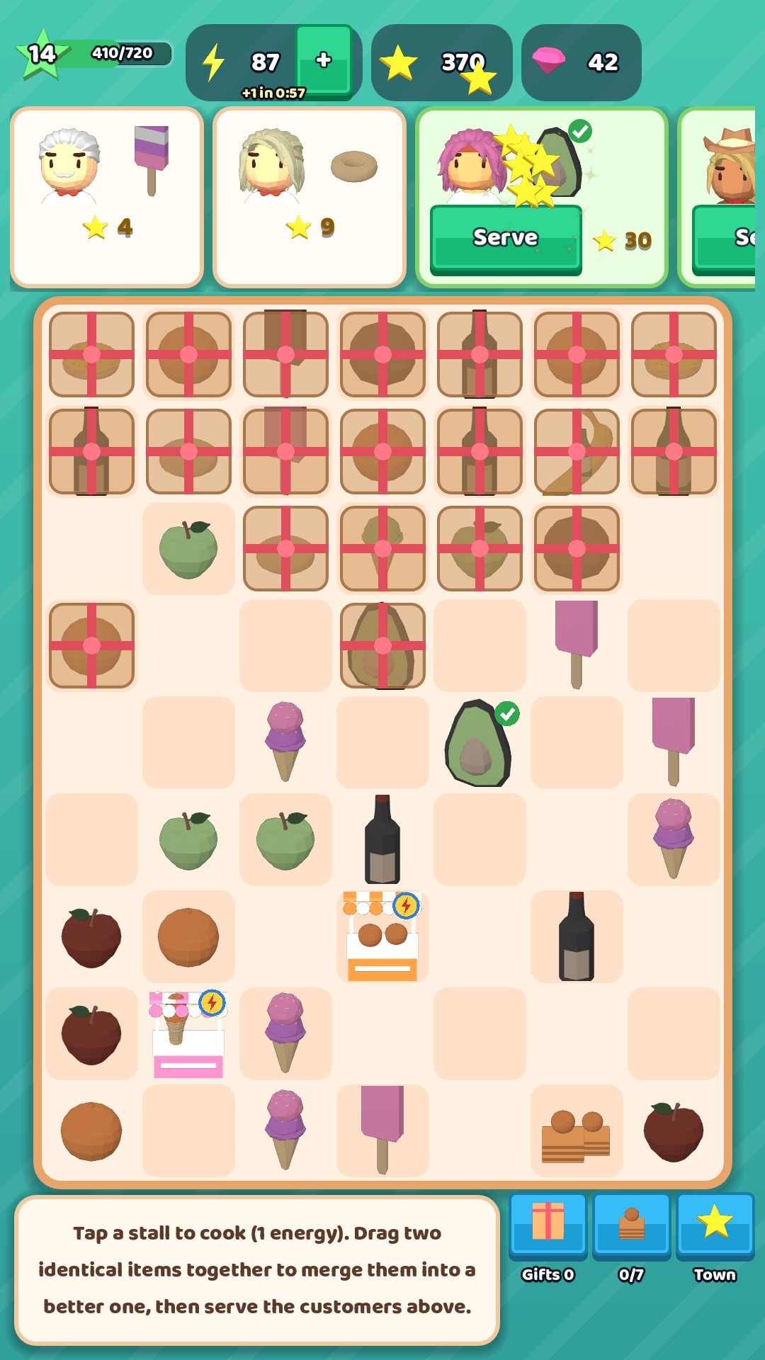 Merge Chef: Food Trip — Screenshot 1