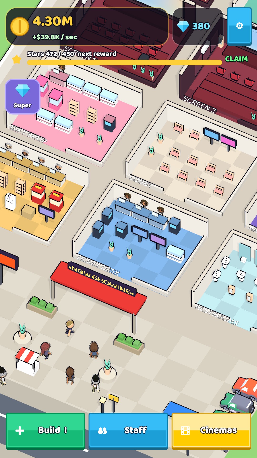 Movie Theater Manager — Screenshots 1