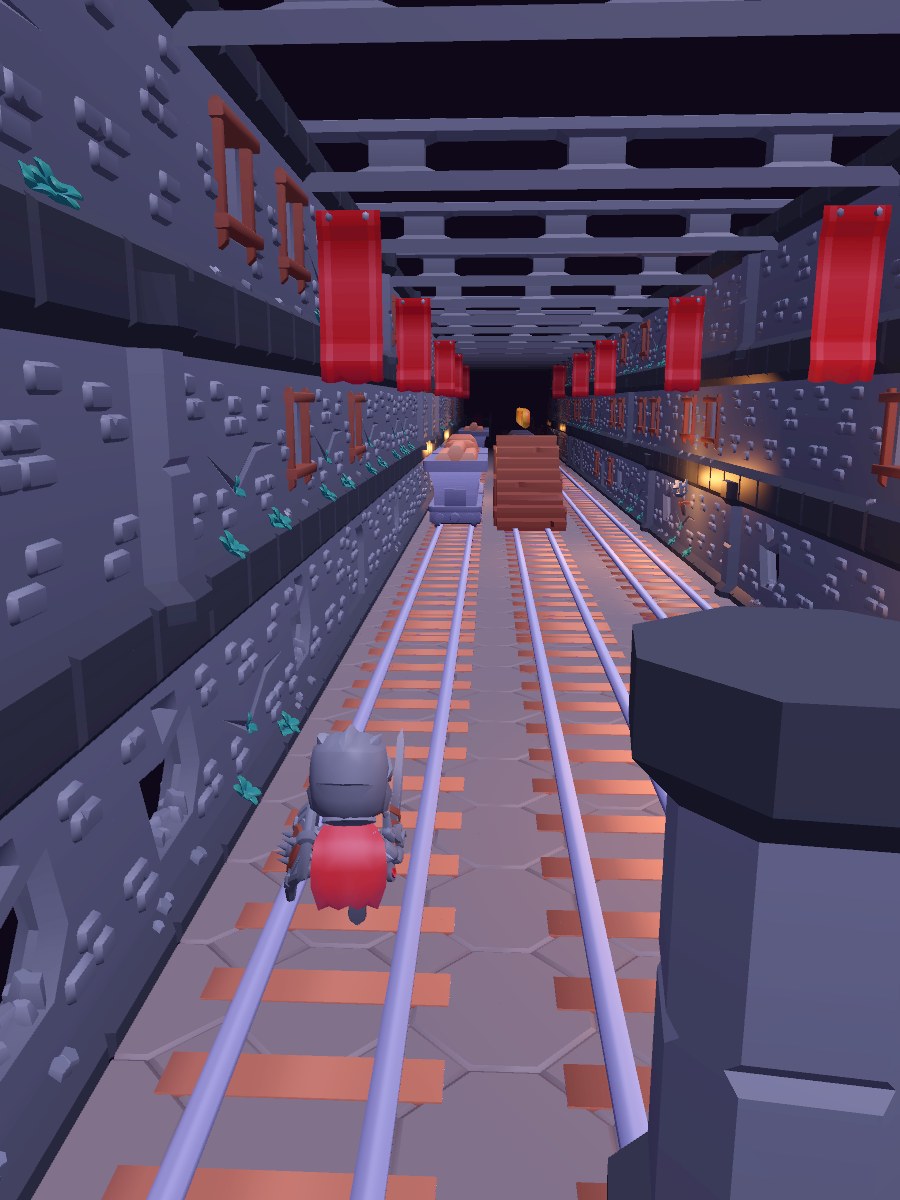 Rail Rush: Dungeon Run — Endless dungeon runner