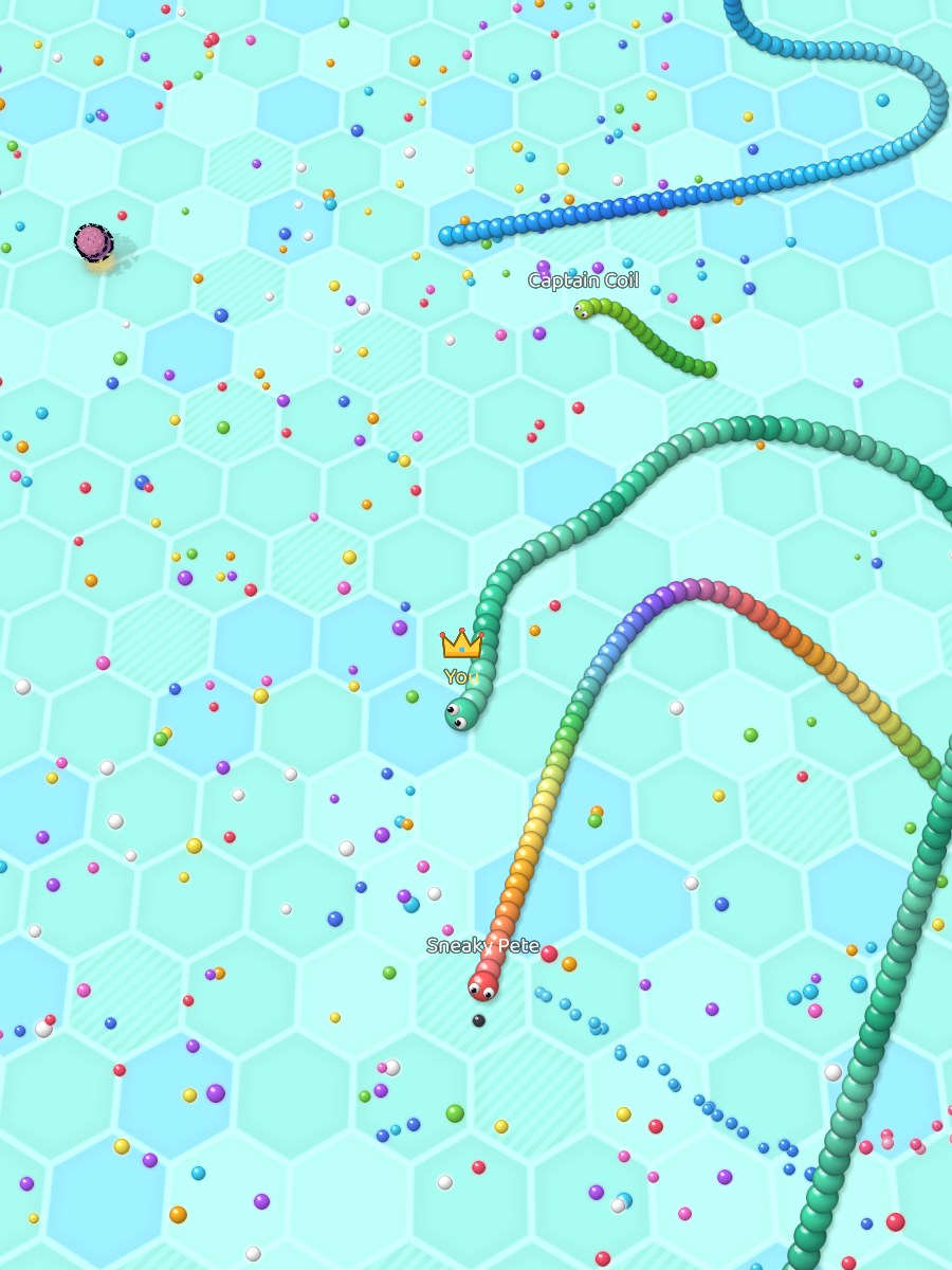 Snake Arena: Worm Battle — Eat, grow and make rivals crash