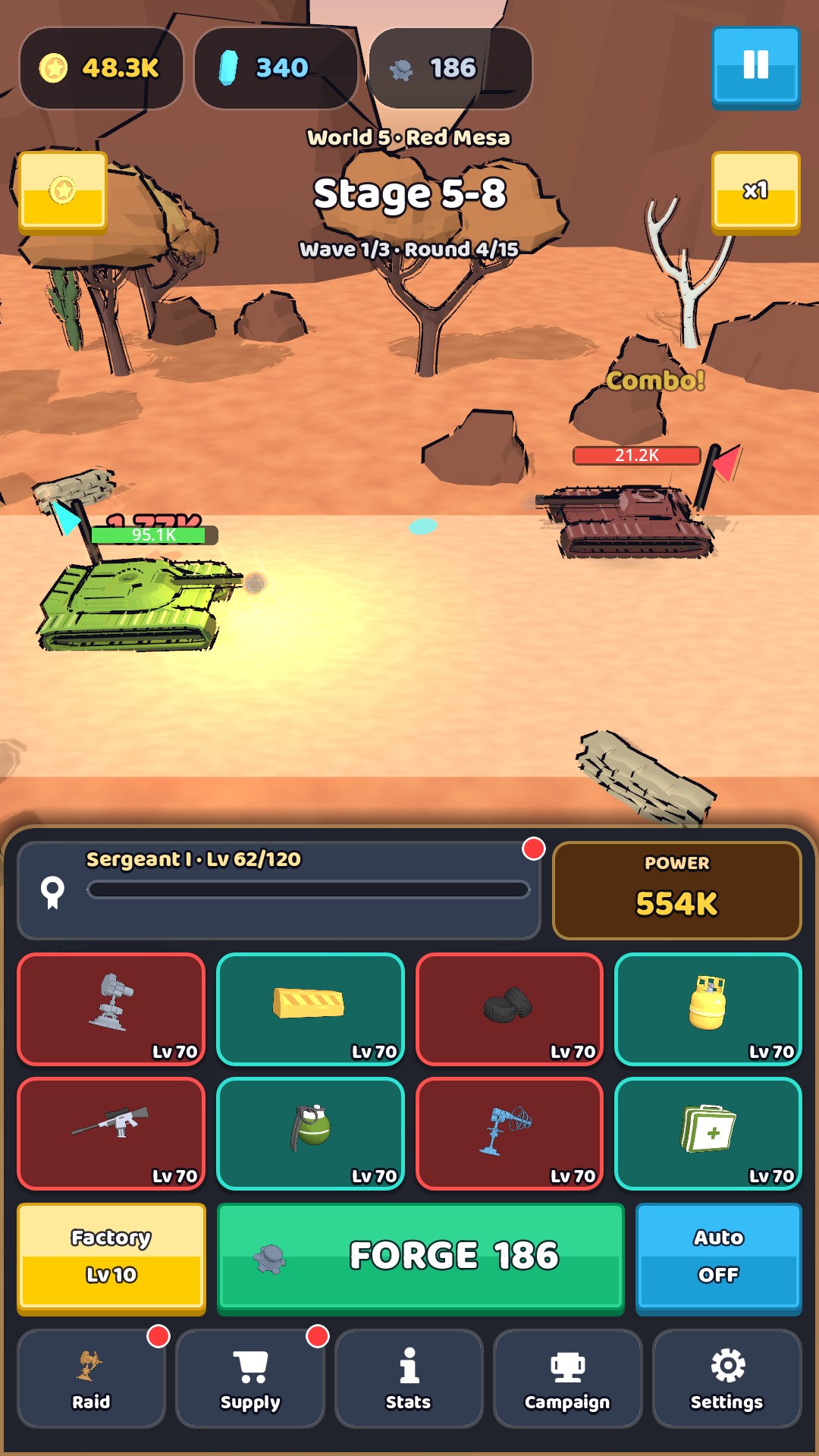 Tank Forge: Idle War — Screenshots 1